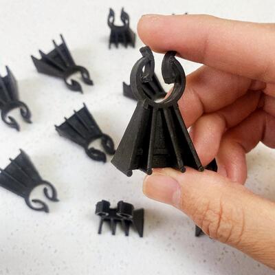 钢筋保护层塑料垫块带夹宝塔垫块构件厂叠合板专用保护层梁板垫块