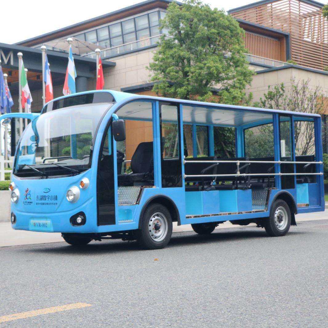 电动观光车二十三座景区景点楼盘农庄酒店民宿摆渡车电观光车