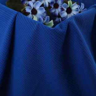 440S高针织眼布弹弹力透气运动布料10网g锦纶90038运动短裤 鸟眼面