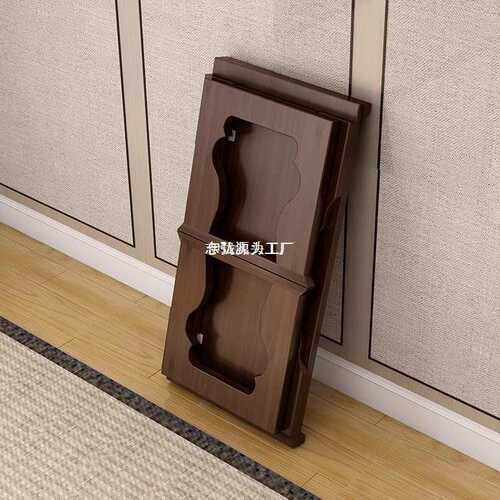 可折叠茶几客厅家用实木小桌子简易中式飘窗茶桌卧室学习矮桌炕桌