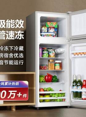 【送货上门】冰箱家用双门小型二人迷你冰柜冷冻冷藏宿舍租房单人