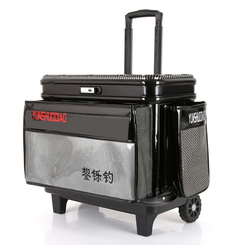 箱拉杆钓厂家大加厚桶装鱼鱼桶桶钓鱼拉杆箱批发活鱼钓鱼护桶轮