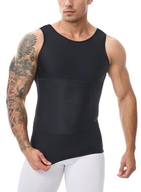 R 94886 Slimming Men's Vest Shirt 士塑身背心