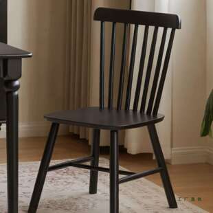 实木餐椅2026新款餐厅餐桌椅子靠背椅商用复古书房洽谈椅木头凳子