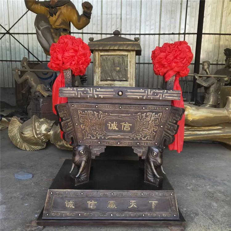 专业铸造铜鼎雕塑司母戊鼎招财吉祥鼎鼎盛千秋办公室小型摆件铜鼎