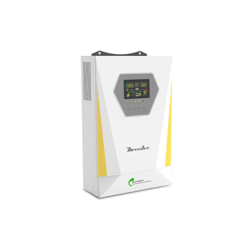 高频太阳能逆变器双输出6KW光伏储能逆控一体机内置MPPT正弦波