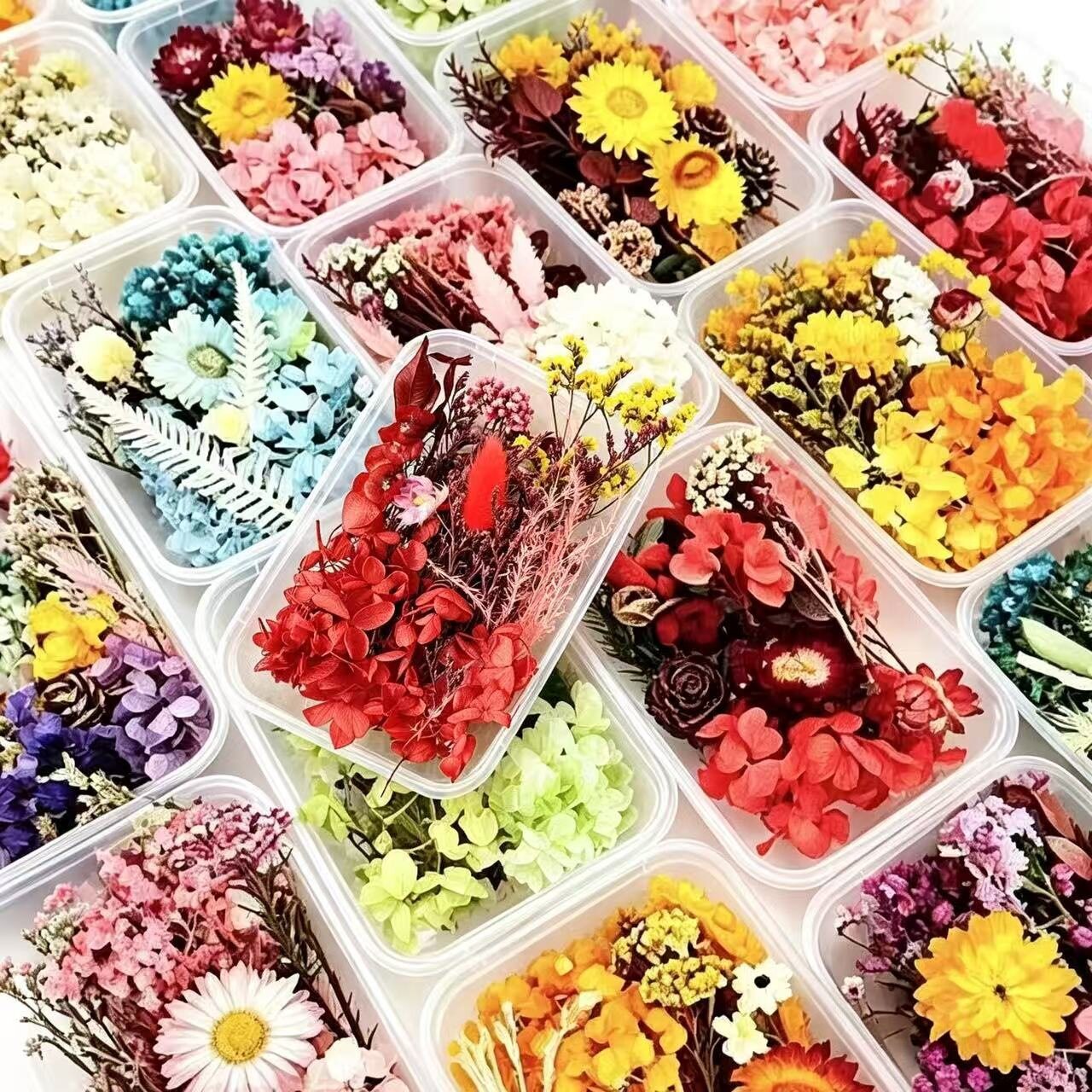diy永生材料干花定制餐桌花艺