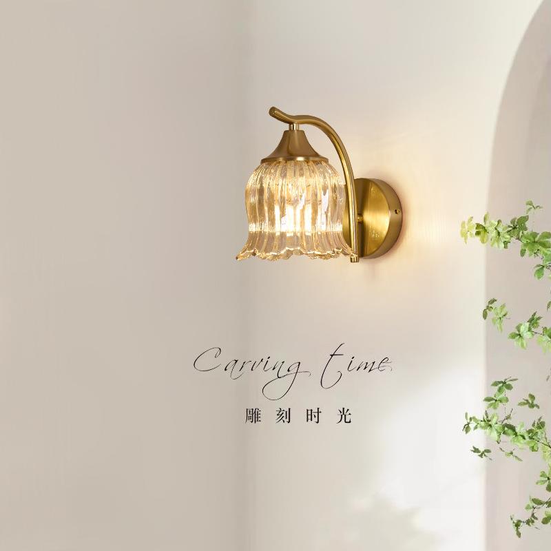 壁灯卧室床头灯2025新款阳台楼梯卫生间复古创意新中式墙壁壁挂灯