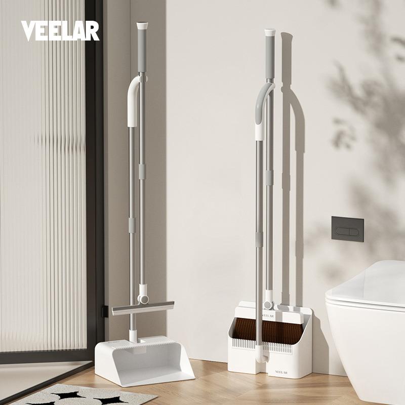 VEELAR扫把套装扫帚簸箕组合家用刮水神器折叠魔术扫地笤帚25新款