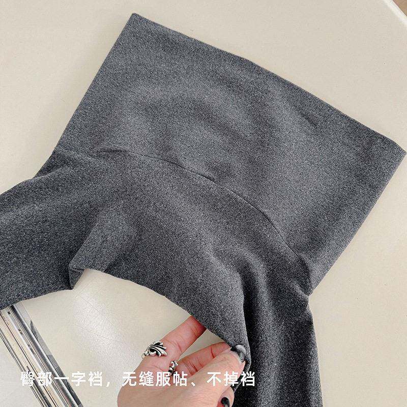 无缝一字比基尼裆腰基础纯色连裤袜秋冬新款保暖连脚打底袜