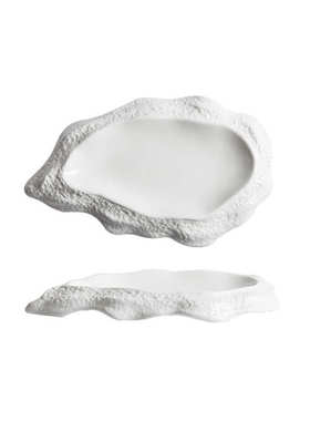 一亨创意陶瓷白色饺子摆盘子商用餐厅刺身甜品盘家用菜碟子ins风