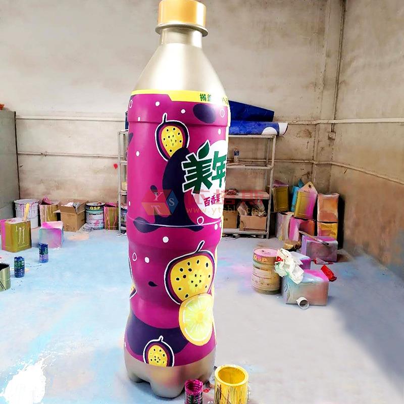 玻璃钢攀枝花美连达饮料雕塑促销展商场活动大型雕塑