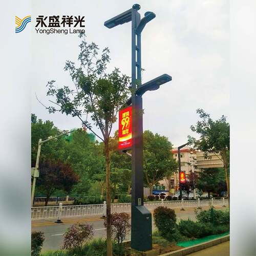 搭建智慧城市照明智能多功能路灯杆Led智能5G智慧路灯源头厂家