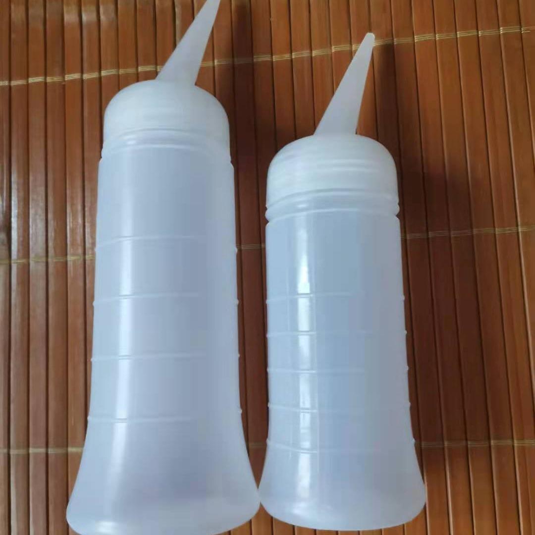 塑料干洗瓶斜嘴洗头瓶美容美发用品工具刻度喷壶大小2号