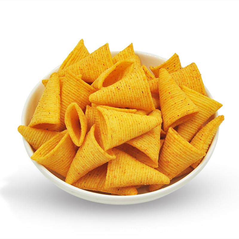 供应海太辣味年糕条膨化零食设备八爪烧面食机