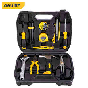 套组电工家用31工具手动维修deli工具箱木工 件套套装