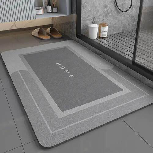 1pc 40*60cm Super Absorbent Floor Mat For Bathroom Non Slip,