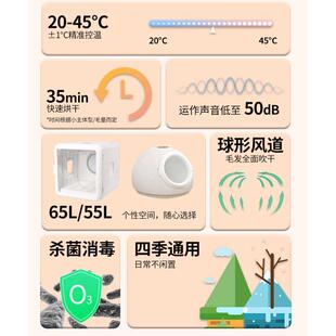 智能宠物烘干箱猫咪烘干机狗狗吹风机吹毛洗澡吹干宠物店专用