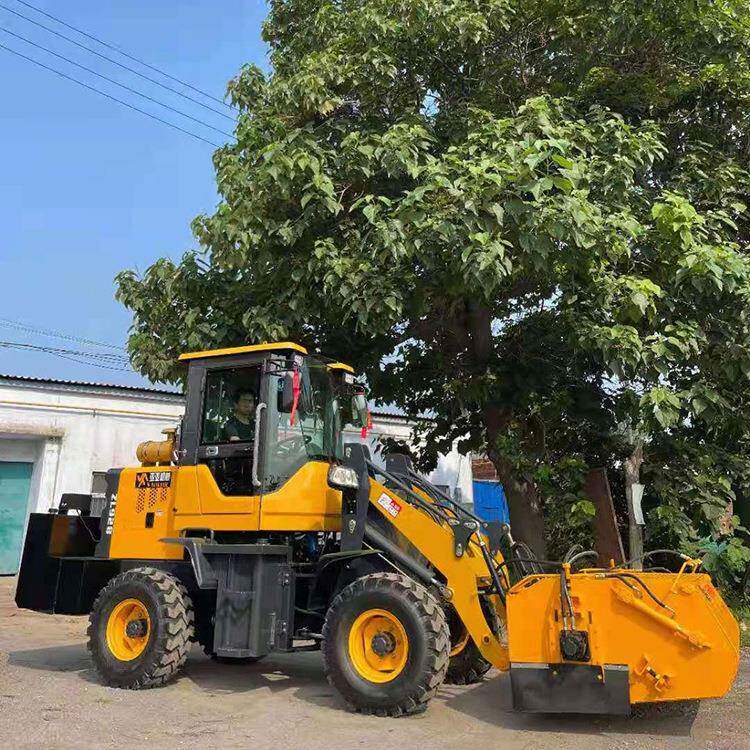 施工装载机清扫车公路清扫机碎石路面扫路车装载机扫路机