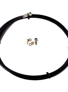 自行车油管适合MAGURA MT4 MT4E MT5 等 2米长 高压黑色油管