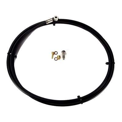 自行车油管适合MAGURA MT4 MT4E MT5 等 2米长 高压黑色油管