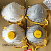 朝霞KN95口罩活性炭口罩喷漆口罩工业打磨口罩防粉尘面具95头戴式