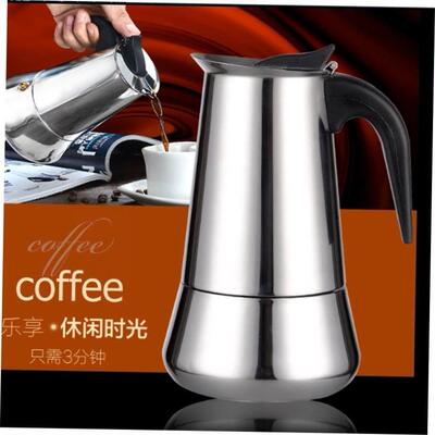 stainless steel mocha pot 300ml coffee pot maker machine