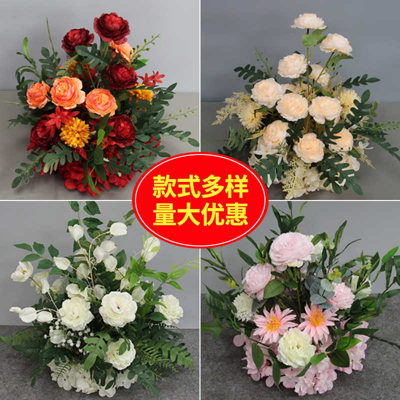 森系路引花婚庆仿真花艺桌摆花盆花婚礼舞台T台布置迎宾区装饰花,家居饰品,仿真花/假花,淘宝优惠券,粉丝福利购,淘宝优惠卷