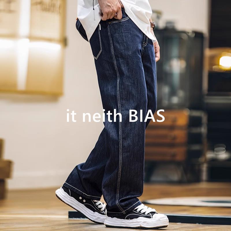 it neith BIAS莱赛尔天丝原色薄款牛仔裤男2026夏季新款休闲直筒