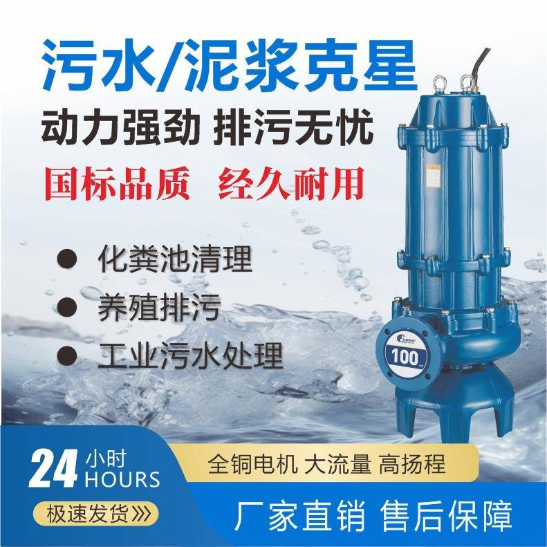 飞帆ZJQ潜水渣浆泵吸砂泵抽沙机河底清淤泥浆泵污泥泵船用渣浆泵