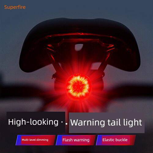 神火自行车红灯USB充电自行车Btl05安全夜间骑行警示公路山地车尾