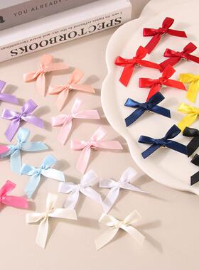 Red bow tie hairpin female Headband hair accessories clip