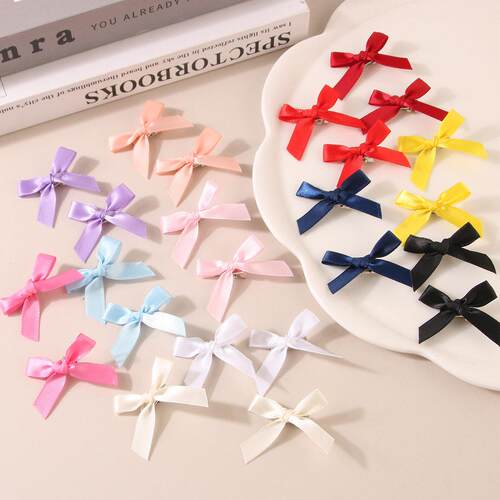 Red bow tie hairpin female Headband hair accessories clip