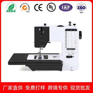 跨境738缝纫机家用多功能电动台式 全自动锁边衣车带拓展板裁缝机