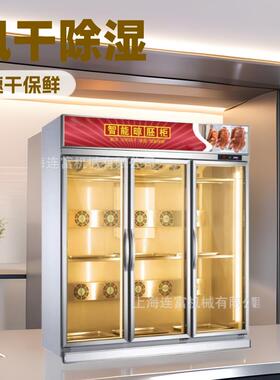 直销不锈钢风冷挂肉晾鸭柜鸡鹅肉解冻保鲜风干箱热风循环烘干柜