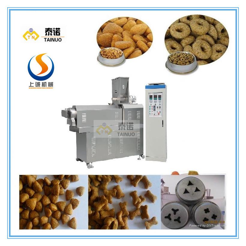 双螺杆狗粮膨化设备膨化狗粮机器
