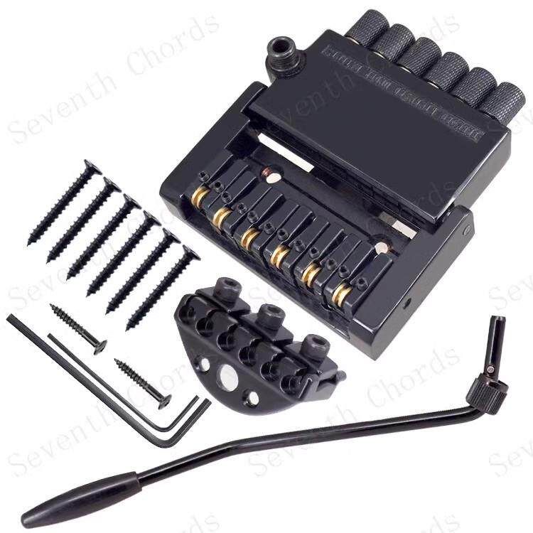 无头电吉他琴桥拉弦板电吉他无头弦桥下驹可拆卸滚珠弦码W1001