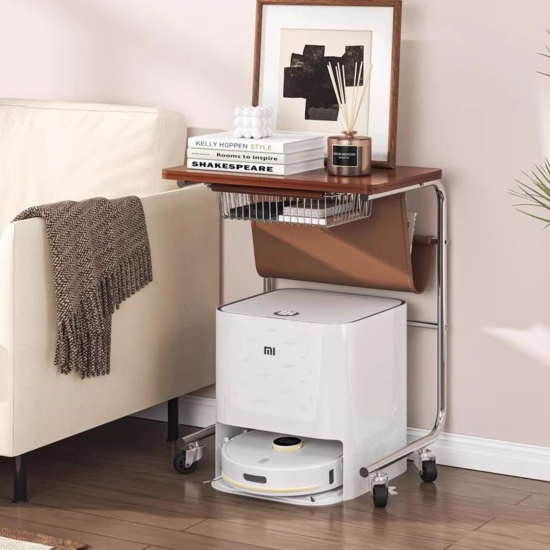 复古床风可角移动茶几客厅几简约沙发旁置物边架家用KYD带轮几头