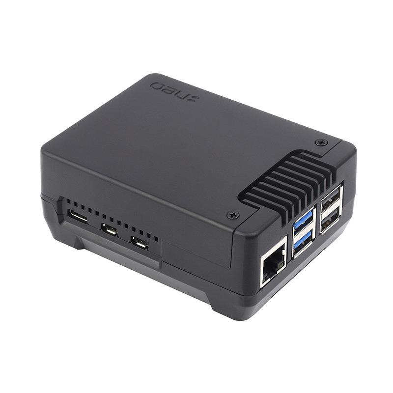树莓派5代外壳 内置散热风扇 ARGON NEO M.2 NVME PCIE铝合金机箱