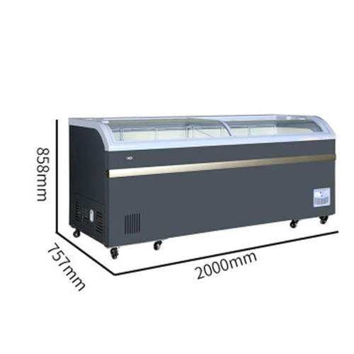 星星（INGX冰柜商用容冷量冷）柜单温冷藏冻柜组合SX297C/SD-700B