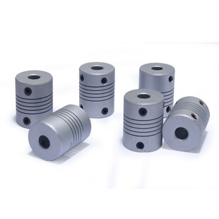 铝合金弹性打印机D19L25编码 器3 6.35 绕线联轴器