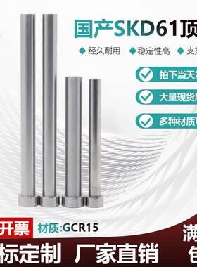 国产SKD61头部厚度4毫米顶针EP4 EPN T4 2 3 4 5 6 7 8 9 10 11mm
