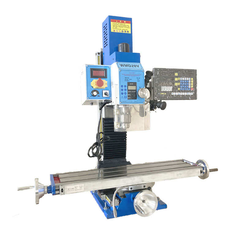 工厂WMD28V铣钻床多功能微型家用精密钻铣床WMD25V小型钻铣床