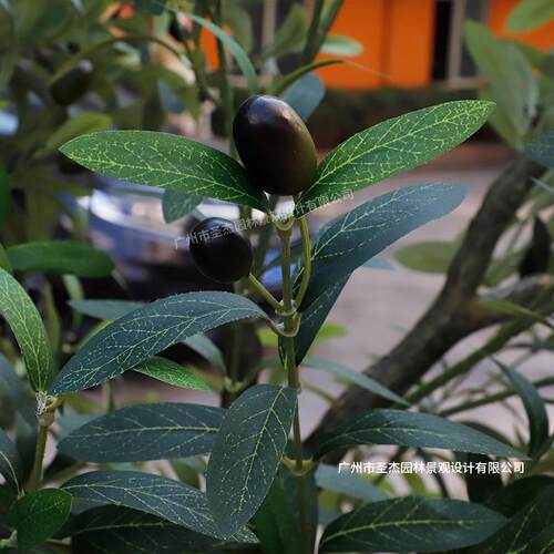 仿真树橄榄树 北欧风 室内家居落地装饰假树盆栽室内人造景观盆景