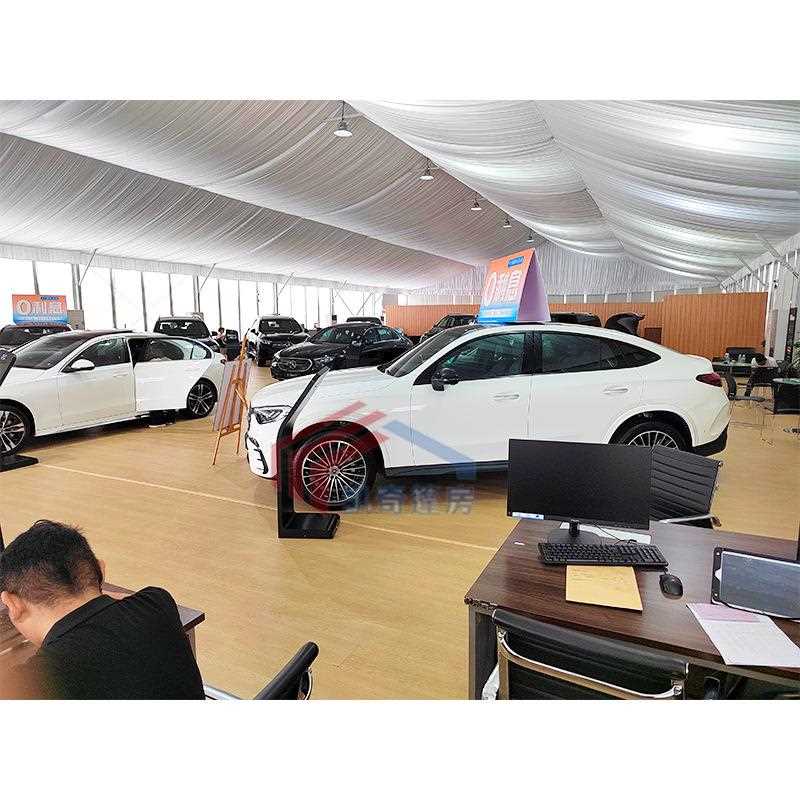 新款直销上海供应奔驰4S店临时展厅篷房玻璃篷房大型活动篷房租赁