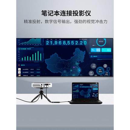 dp转hdmi/VGA转接线displayport高清4K主动式转换器电脑接显示器