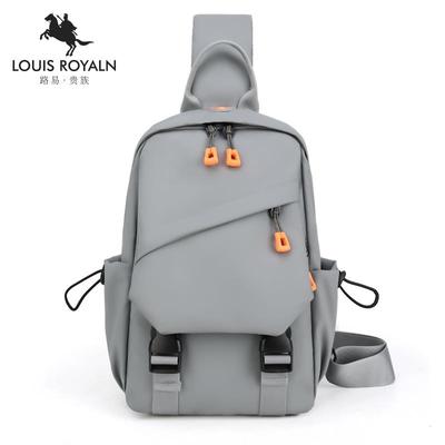 路易贵族防水挎包男潮牌斜挎包背包运动单肩包小包胸包多兜腰包