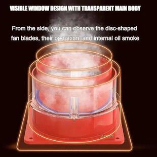 ABS Exhaust Fan Check Valve Leak-Proof Red Range Hood Check
