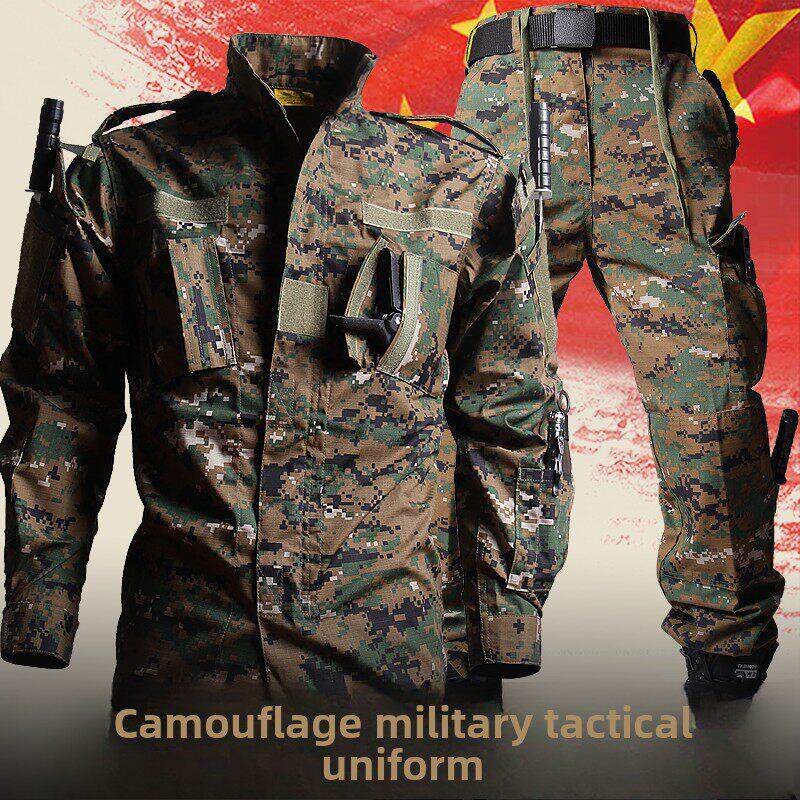2024新型迷彩服男式正品工作服战狼猎人中国特种部队对外军迷