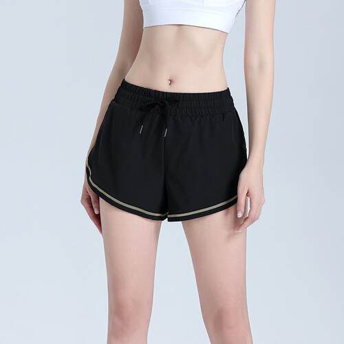 Sports shorts for women, anti glare running training,